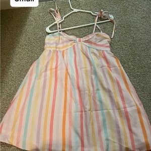 Colorful Striped Sundress